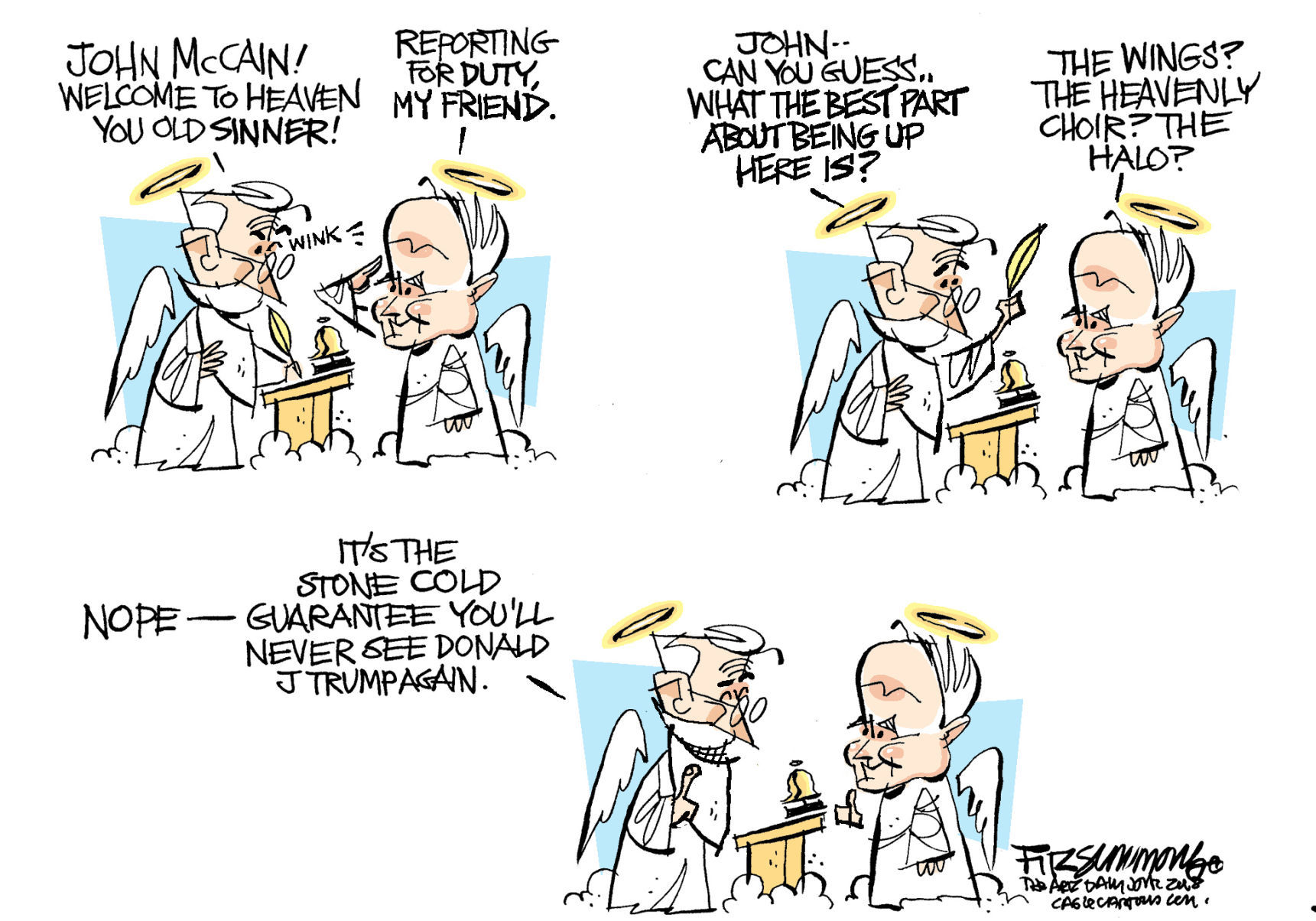 Daily Fitz Cartoon: McCain